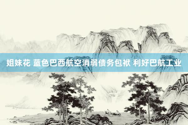 姐妹花 蓝色巴西航空消弱债务包袱 利好巴航工业