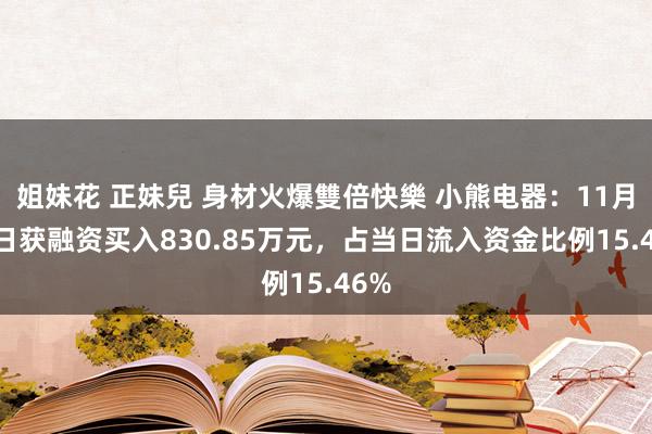 姐妹花 正妹兒 身材火爆雙倍快樂 小熊电器：11月29日获融资买入830.85万元，占当日流入资金比例15.46%