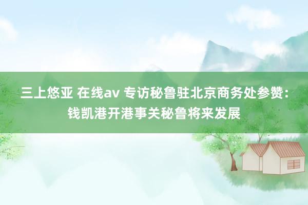 三上悠亚 在线av 专访秘鲁驻北京商务处参赞：钱凯港开港事关秘鲁将来发展