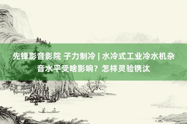 先锋影音影院 子力制冷 | 水冷式工业冷水机杂音水平受啥影响？怎样灵验镌汰