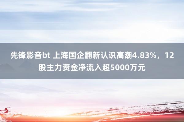先锋影音bt 上海国企翻新认识高潮4.83%，12股主力资金净流入超5000万元