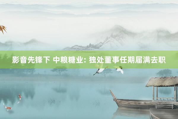 影音先锋下 中粮糖业: 独处董事任期届满去职