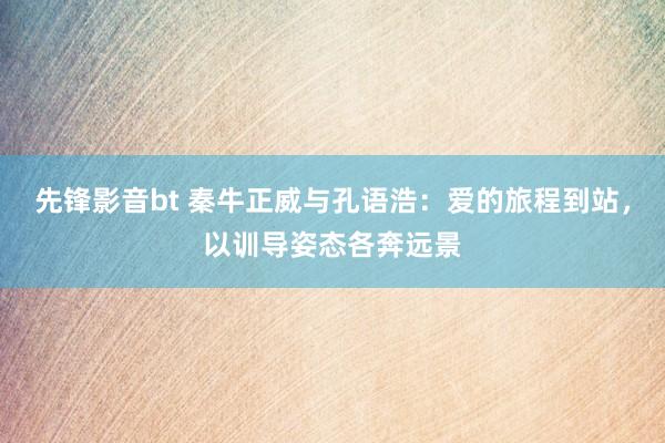 先锋影音bt 秦牛正威与孔语浩：爱的旅程到站，以训导姿态各奔远景