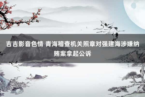 吉吉影音色情 青海稽查机关照章对强建海涉嫌纳贿案拿起公诉