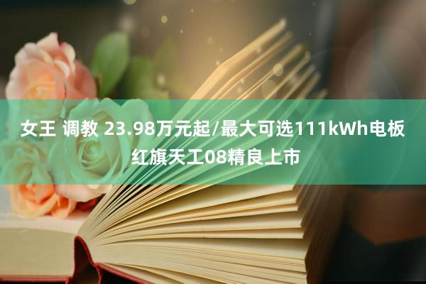 女王 调教 23.98万元起/最大可选111kWh电板 红旗天工08精良上市