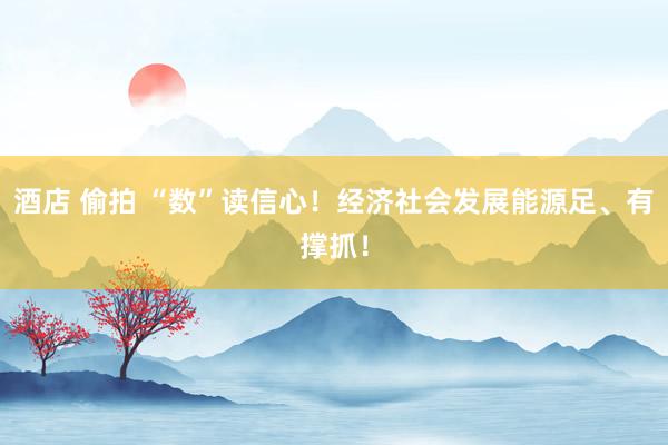 酒店 偷拍 “数”读信心！经济社会发展能源足、有撑抓！
