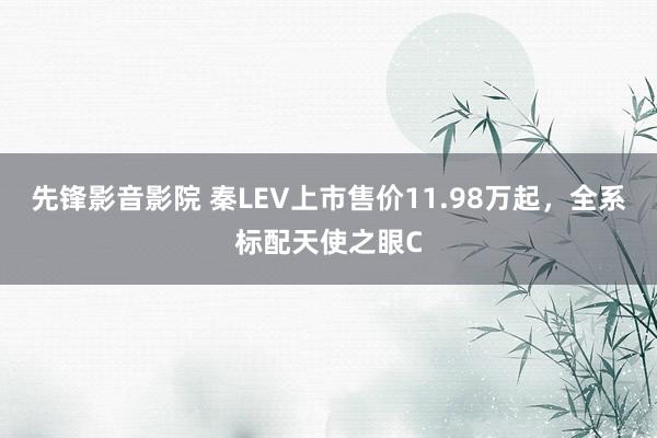 先锋影音影院 秦LEV上市售价11.98万起，全系标配天使之眼C