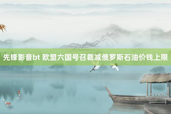 先锋影音bt 欧盟六国号召裁减俄罗斯石油价钱上限