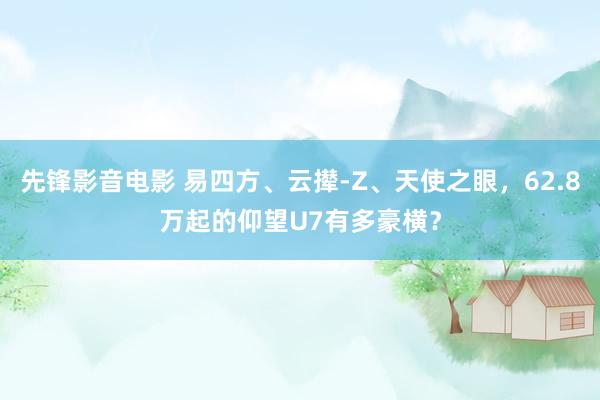 先锋影音电影 易四方、云撵-Z、天使之眼，62.8万起的仰望U7有多豪横？