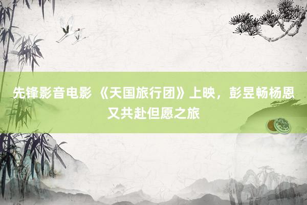 先锋影音电影 《天国旅行团》上映，彭昱畅杨恩又共赴但愿之旅