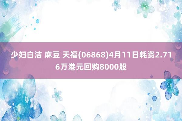 少妇白洁 麻豆 天福(06868)4月11日耗资2.716万港元回购8000股