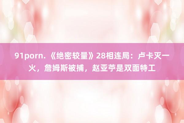 91porn. 《绝密较量》28相连局：卢卡灭一火，詹姆斯被捕，赵亚苧是双面特工